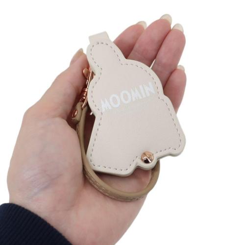 ムーミン キーホルダー時計 ダイカットレザーキーチェーンウォッチ リトルミイ NV 北欧 キャラクター グッズ