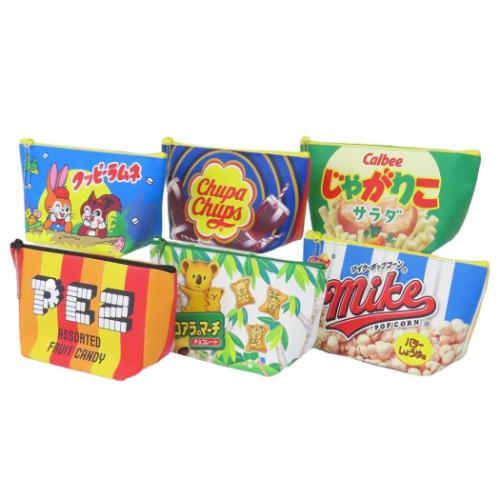 チュッパチャップス コスメポーチ 舟形ポーチ お菓子パッケージ キャラクター グッズ