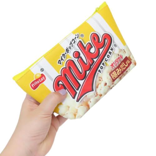 マイクポップコーン コスメポーチ 舟形ポーチ お菓子パッケージ キャラクター グッズ