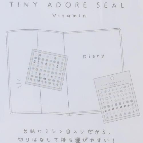 シールシート TINY ADORE SEAL FRESH 手帳デコ グッズ メール便可