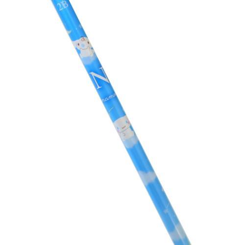 シナモロール 鉛筆 イニシャル2B鉛筆 丸軸 N サンリオ キャラクター グッズ メール便可