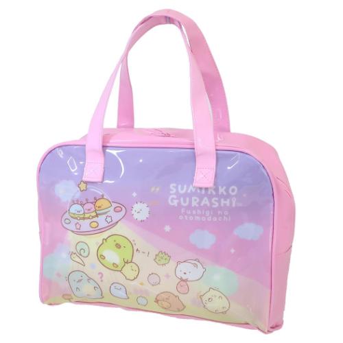 すみっコぐらし プールバッグ ビニールボストンバッグ サンエックス キャラクター グッズ