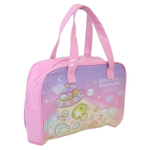 すみっコぐらし プールバッグ ビニールボストンバッグ サンエックス キャラクター グッズ