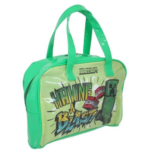 マインクラフト プールバッグ ビニールトート クリーパー Minecraft ゲームキャラクター グッズ