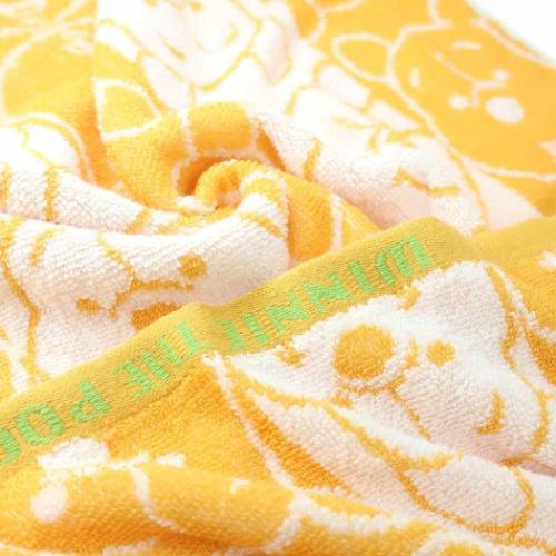 くまのプーさん バスタオル ジャガード ビッグタオル プーフェイス ディズニー キャラクター グッズ