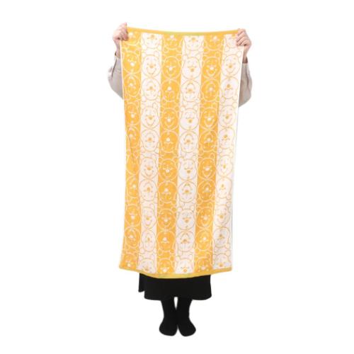 くまのプーさん バスタオル ジャガード ビッグタオル プーフェイス ディズニー キャラクター グッズ