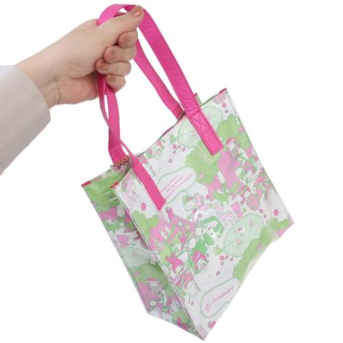 サンリオキャラクターズ トートバッグ プリントトートバッグ ラッピングマゼンタ サンリオ キャラクター グッズ