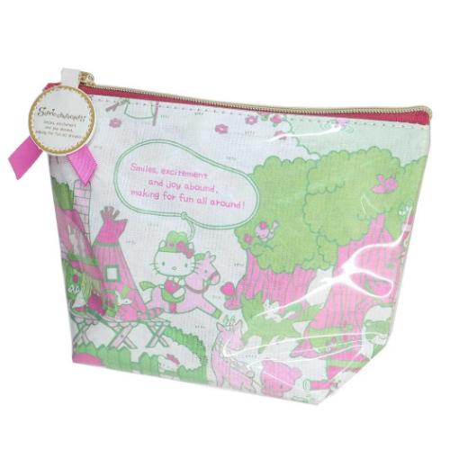 サンリオキャラクターズ コスメポーチ ポーチ ラッピングマゼンタ サンリオ キャラクター グッズ メール便可