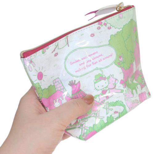 サンリオキャラクターズ コスメポーチ ポーチ ラッピングマゼンタ サンリオ キャラクター グッズ メール便可