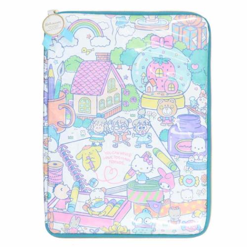 サンリオキャラクターズ タブレットケース ガジェットケース ラッピンググリーン サンリオ キャラクター グッズ メール便可