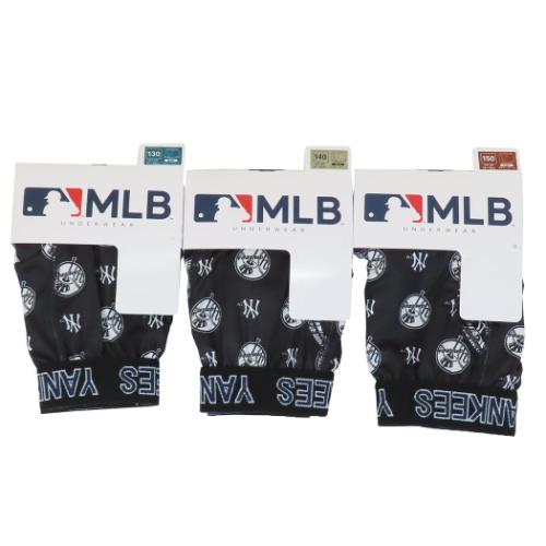 MLB 下着 キッズ ボクサー前開きブリーフ ニューヨーク ヤンキース 男児 インナー 子供用下着 グッズ メール便可