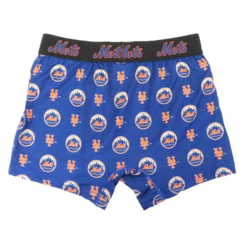 MLB 下着 キッズ ボクサー前開きブリーフ ニューヨーク メッツ 男児 インナー 子供用下着 グッズ メール便可