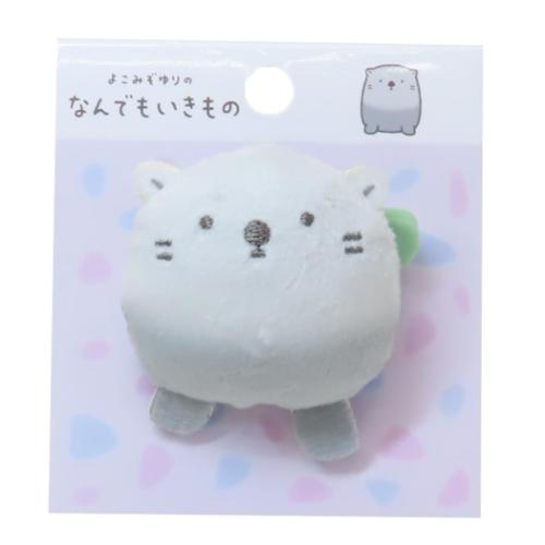 なんでもいきもの バラエティ雑貨 ふわふわバッジ ラッコ キャラクター グッズ メール便可