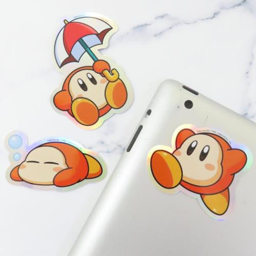 星のカービィ ダイカットシール キャラスタムステッカー ワドルディ キャラクター グッズ メール便可