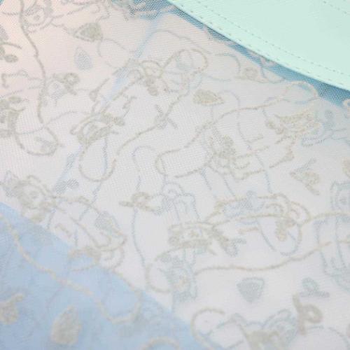 シナモロール ミニバッグ チュールフロッキーミニトート サンリオ キャラクター グッズ メール便可