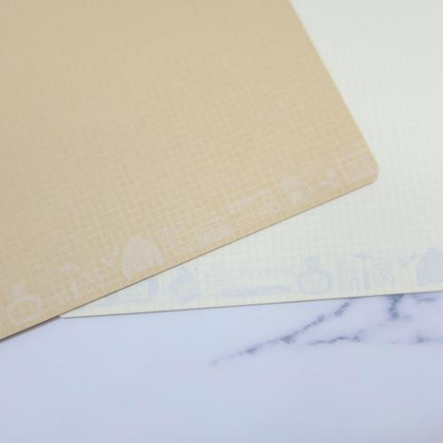 eric x kleid ルーズリーフ loose leaf A5 Cream 2mm方眼 グッズ メール便可