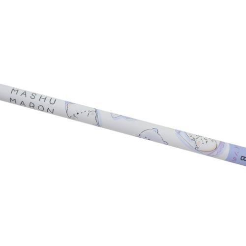 鉛筆 香り付きマット軸鉛筆B ましゅまろん ウキウキマイニチ パインの香り かわいい グッズ メール便可