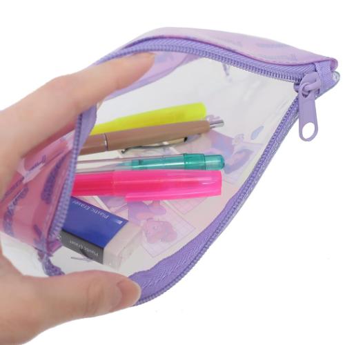 ディズニープリンセス ペンポーチ クリアフラットペンポーチ MANGA PRINCESS ディズニー キャラクター グッズ