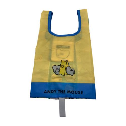 ねずみのANDY ショッピングバッグ エコバッグS アンディ キャラクター グッズ メール便可