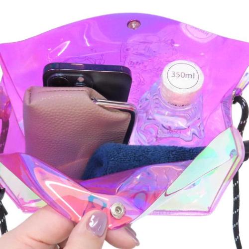 サンリオキャラクターズ 斜め掛けかばん ミニショルダーバッグ フェス オーロラ PK サンリオ キャラクター グッズ メール便可