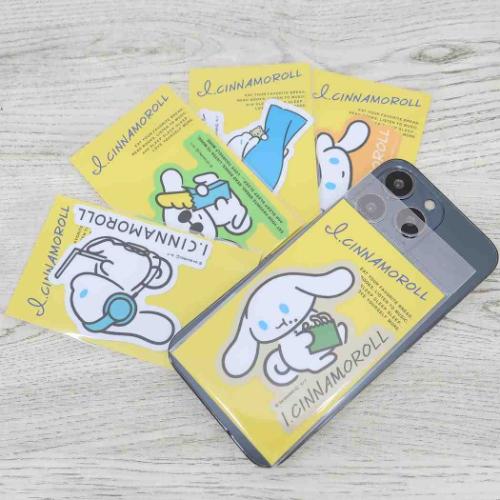 シナモロール ステッカー ダイカットステッカー おひるね アイシナモロール サンリオ キャラクター グッズ メール便可