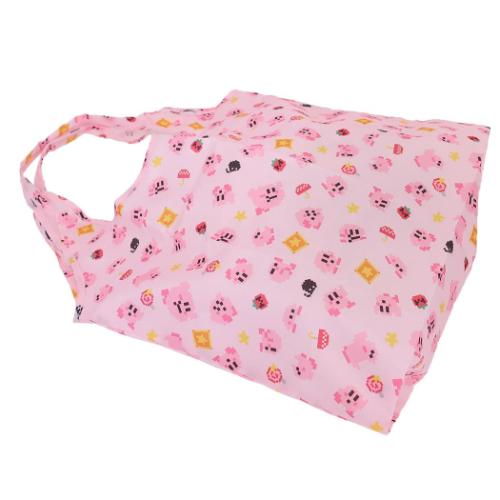 星のカービィ エコバッグ 折りたたみショッピングバッグ 星のカービィx大図まことピンク キャラクター グッズ