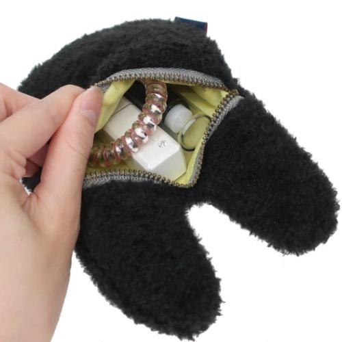 リサとガスパール コスメポーチ フェイスポーチ ガスパール 絵本キャラクター グッズ メール便可