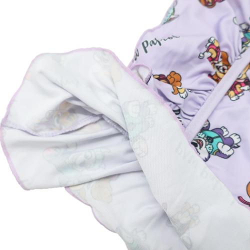 パウパトロール 水着 女児セパレート水着 ラベンダー アニメキャラクター グッズ メール便可