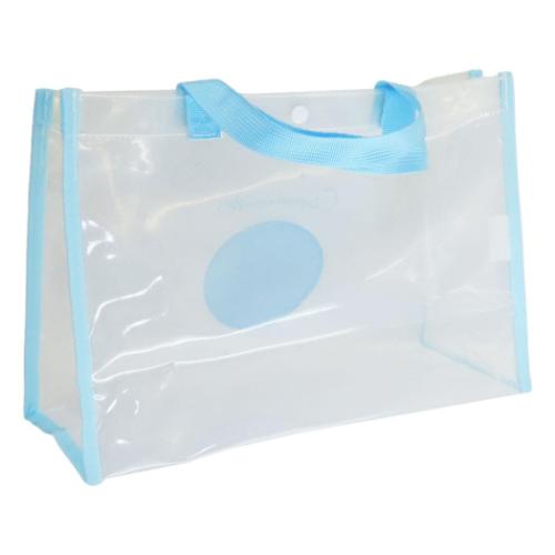 シナモロール プールバッグ PVCバッグ サックス サンリオ キャラクター グッズ