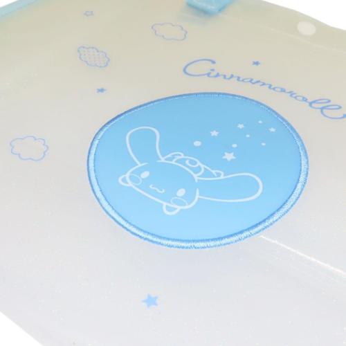 シナモロール プールバッグ PVCバッグ サックス サンリオ キャラクター グッズ