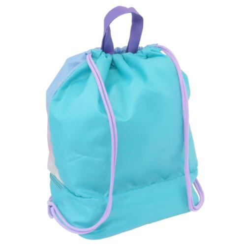 スヌーピー プールバッグ 2層ナップサック ミント ピーナッツ キャラクター グッズ