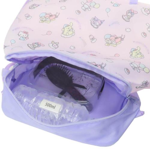 サンリオキャラクターズ プールバッグ 2層ナップサック ピンク サンリオ キャラクター グッズ