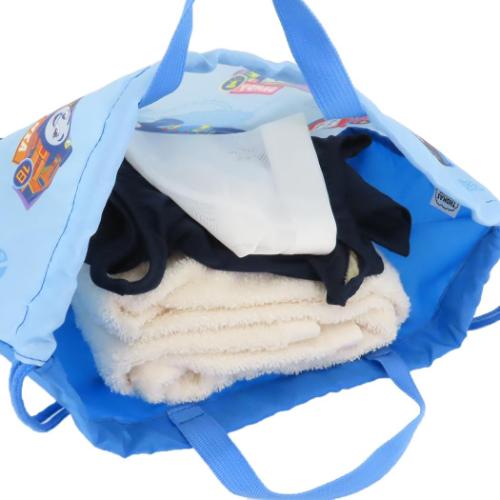 きかんしゃトーマス プールバッグ 2層ナップサック サックス キャラクター グッズ