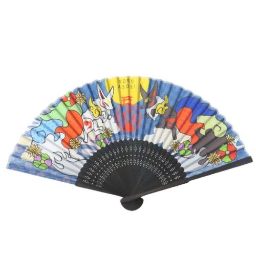 狐狐あそび センス 扇子 せんす グッズ メール便可