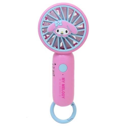 マイメロディ 携帯用扇風機 カラビナ付きminiFAN サンリオ キャラクター グッズ