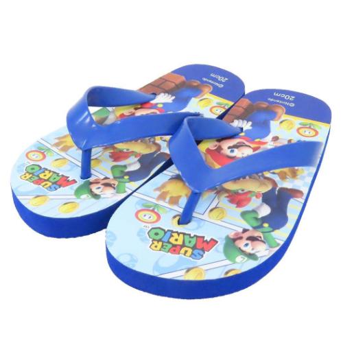 スーパーマリオ 子供用サンダル ビーチサンダル コミック キャラクター グッズ