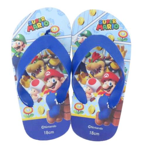 スーパーマリオ 子供用サンダル ビーチサンダル コミック キャラクター グッズ
