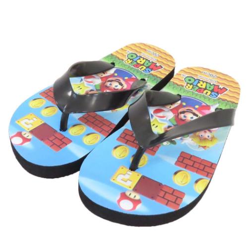 スーパーマリオ 子供用サンダル ビーチサンダル スカイ キャラクター グッズ