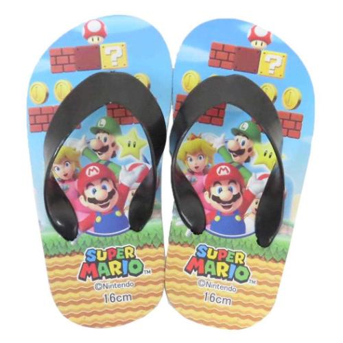 スーパーマリオ 子供用サンダル ビーチサンダル スカイ キャラクター グッズ