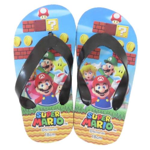 スーパーマリオ 子供用サンダル ビーチサンダル スカイ キャラクター グッズ