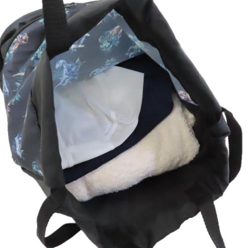 ジュラシックワールド プールバッグ 2wayボンサック 2層式 恐竜 映画キャラクター グッズ