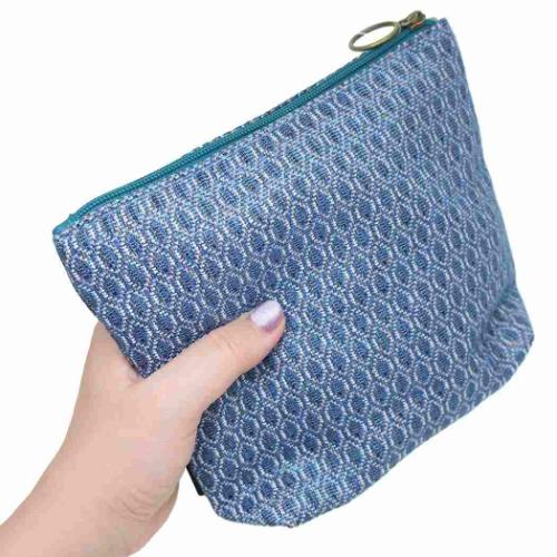 ワンダフルピース コスメポーチ ゴブラン織りポーチ ライフ コーギー いぬ かわいい グッズ メール便可