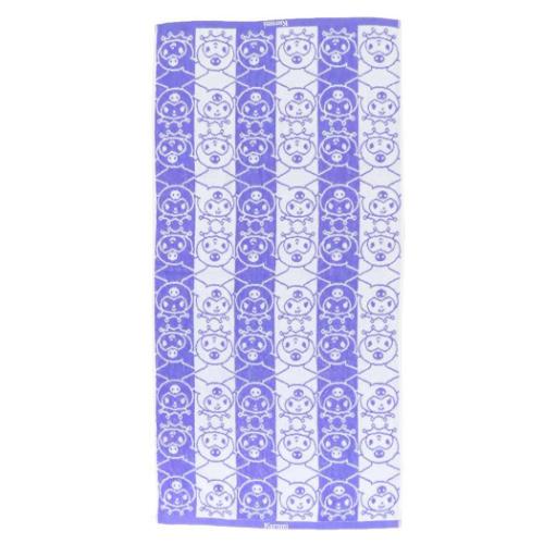 クロミ バスタオル ジャガード ビッグタオル クロミちゃんフェイス サンリオ キャラクター グッズ