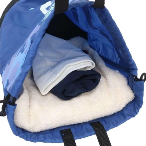 プールバッグ ボンサックビーチバッグ 2層 ネイビーロゴ 男の子 グッズ メール便可