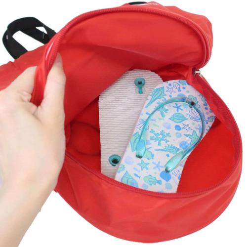 ロサンゼルス エンゼルス プールバッグ ボンサックビーチバッグ 2層 レッド MLB 男の子 グッズ メール便可