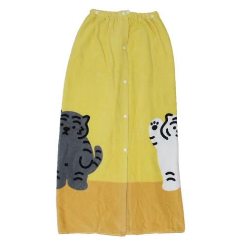 MUZIK TIGER ムジークタイガー ラップタオル 巻きタオル100cm MTG-MT100-2402 キャラクター グッズ