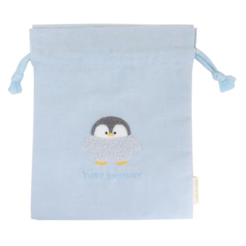 ゆるすいみー 巾着袋 巾着 きんちゃくポーチ ペンギン かわいい グッズ メール便可