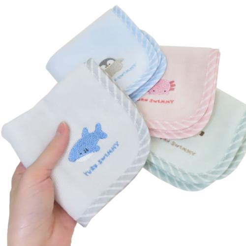 ゆるすいみー ミニタオル タオルハンカチ ハンカチタオル ラッコ かわいい グッズ メール便可