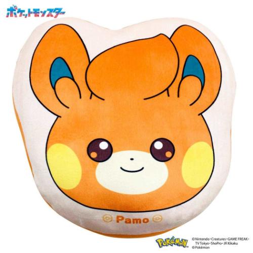 ポケットモンスター クッション もちもちフェイスクッション パモ ポケモン キャラクター グッズ