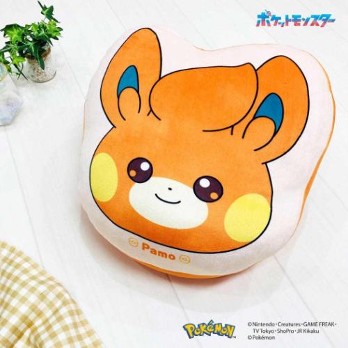 ポケットモンスター クッション もちもちフェイスクッション パモ ポケモン キャラクター グッズ